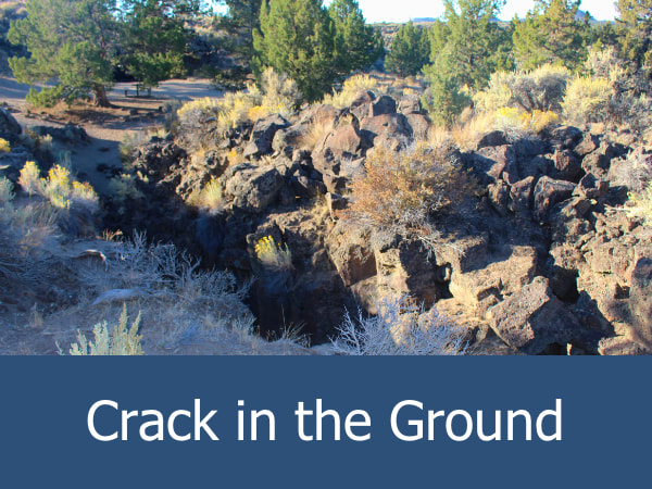 Hiking Crack in the Ground