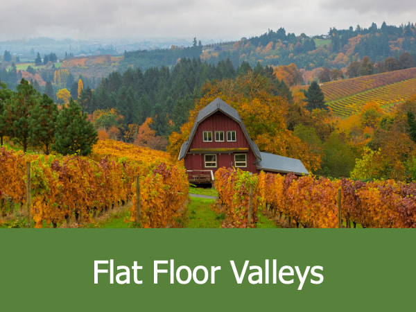Flat Floor Valleys