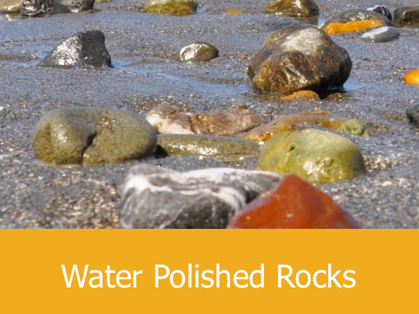 Water polished rocks